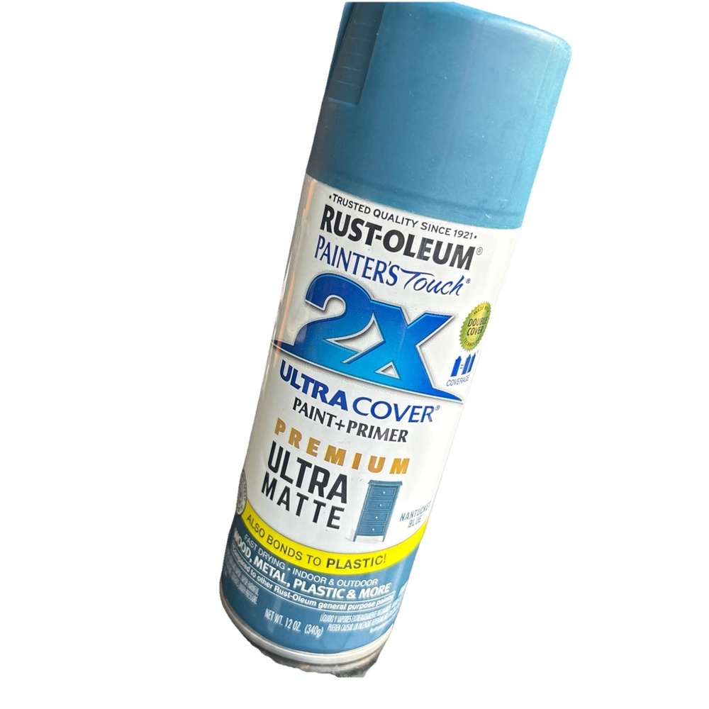 Rust-Oleum Painter's Touch 2X Premium Ultra Matte Spray Paint, Nantucket Blue